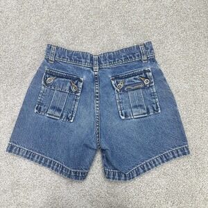 Levi's SilverTab Little Girls Denim Shorts Carpenter High Rise Light Wash Size 8